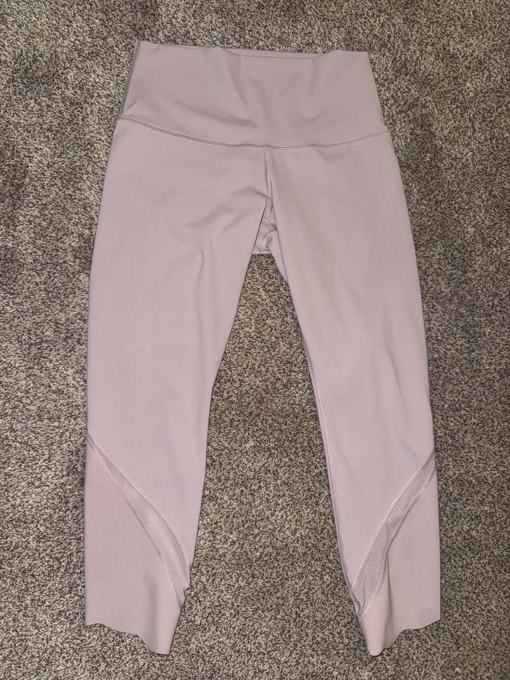 Lululemon Wunder Under High-Rise Crop 23" Scallop Mesh